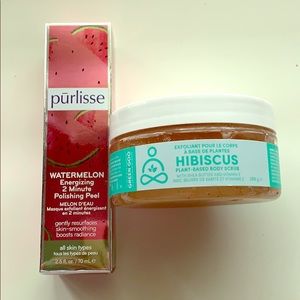 Face Peel and Body Scrub